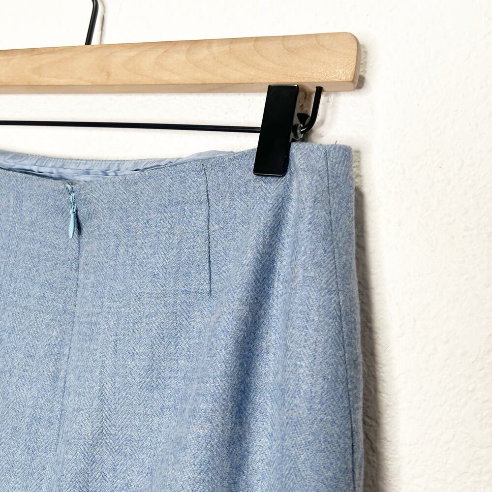 Ralph Lauren Black Label 100% Wool Quiet Luxury Pencil Skirt Old Money Career - Picture 6 of 10